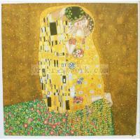 居·克里姆特油画《接吻 the kiss