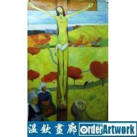 高更油画-黄色的基督