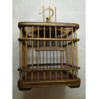 精品京派小鸟笼，京笼摆件；木质和铜组件