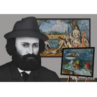 私洽保罗.塞尚 Paul Cézanne 风景画原作，现代艺术之父，现代绘画之父 艺术品收藏投资 优...